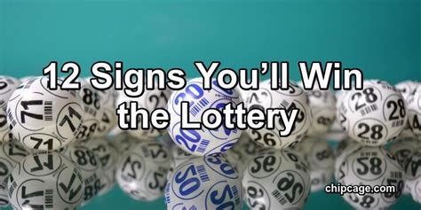 11 Amazing Signs You’re Going To Win The Lottery.